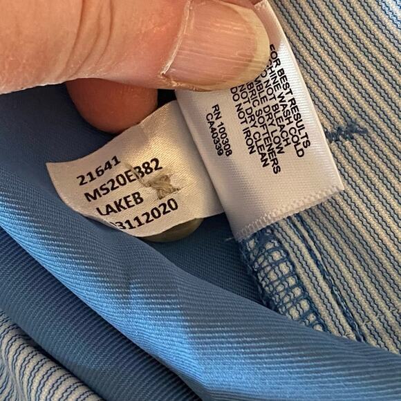 Peter Millar Stealth Performance Shorts Light Blue Size 42 Sold Out Online - Picture 8 of 12